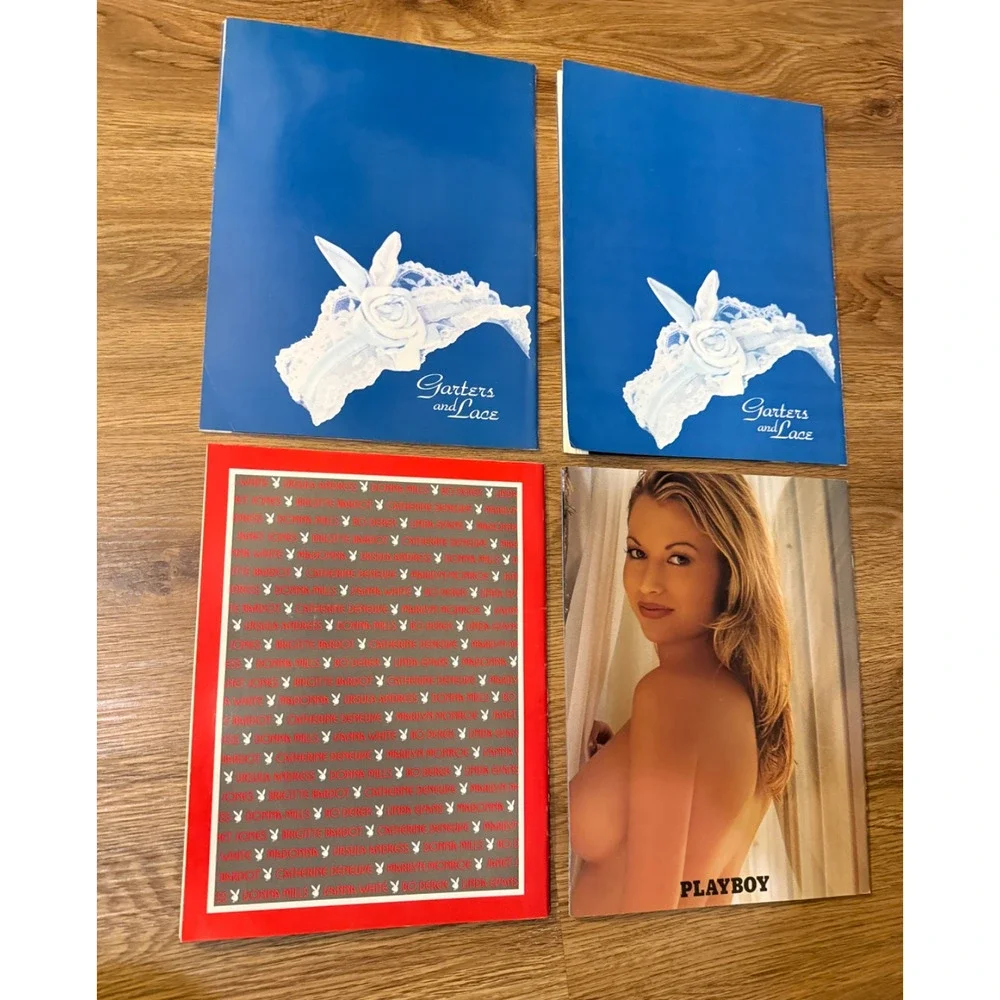 🐰 Vintage Playboy Special Editions 4 Magazine Lot Garters & Lace Foxiest Female